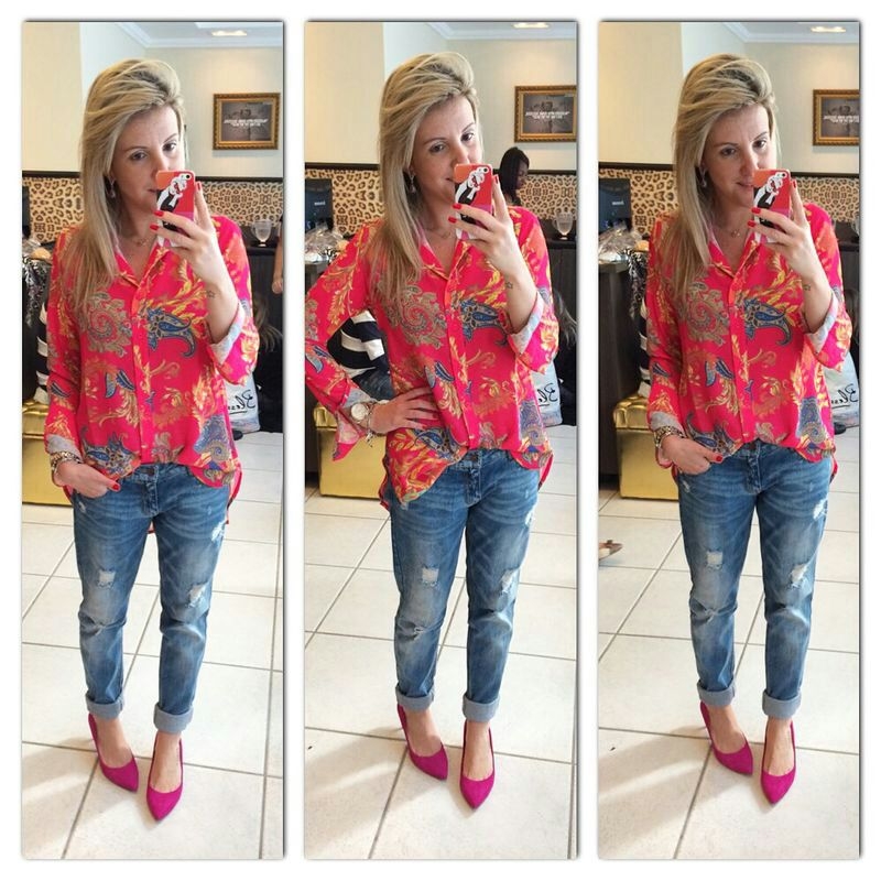 Camisa estampada